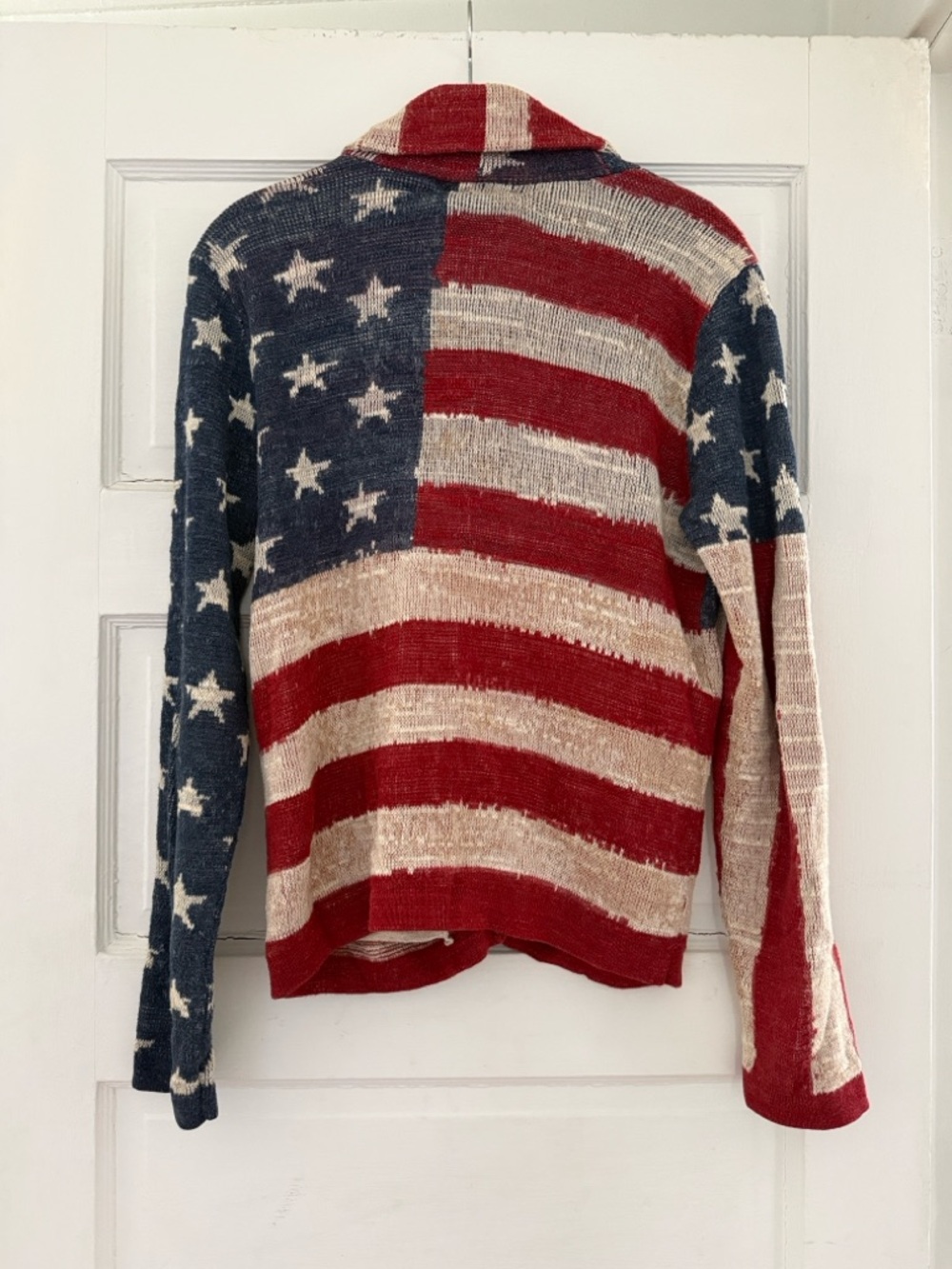 Vintage Vibes Denim & Supply Ralph Lauren American Flag Cardigan πΊπΈ - Picture 4 of 12